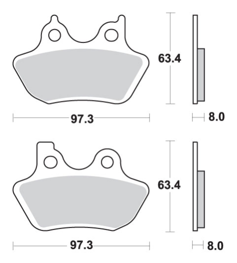 Тормозные колодки SBS 826HS (FA400)