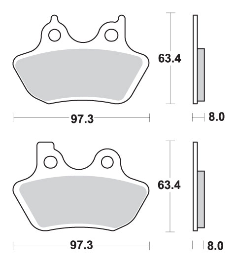 Гальмівні колодки SBS 826HS (FA400)