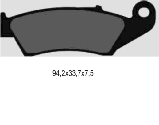 Гальмівні колодки GALFER FD164G1651 (FA185)