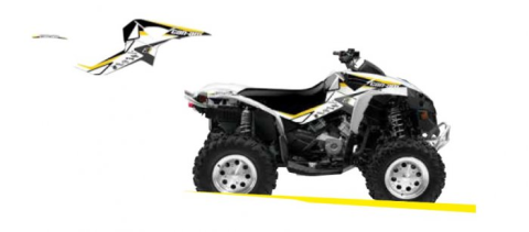 Комплект наклеек CAN-AM RENEGADE 500 '07-'15 BLACKBIRD DREAM 2 E2Q17A
