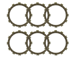 Фрикционные диски сцепления KAWASAKI KLR 250 84-05, ZXR 400 89-03 (EBS4446) PSYCHIC MC-03521C