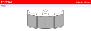 Тормозные колодки FERODO FDB2145ST