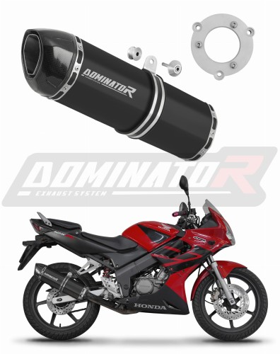 Прямоток Honda CBR 125 2004 - 2010 DOMINATOR HP1 черный