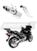 Прямоток Honda XL 1000 V VARADERO 1999 - 2016 DOMINATOR круглый
