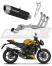 Полная система выхлопа Triumph STREET TRIPLE 765 S / STREET TRIPLE 765 R / STREET TRIPLE 765 RS 2023 - 2024 DOMINATOR S6 черная