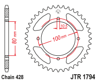 Приводная звезда JT JTR1794.45 (PBR 4533)