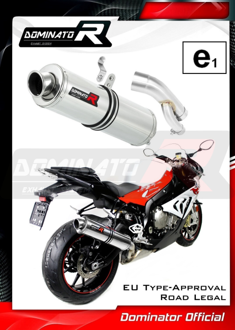 Прямоток DOMINATOR BMW S1000RR 2017 - 2018 круглый