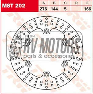 Тормозной диск TRW Lucas MST202