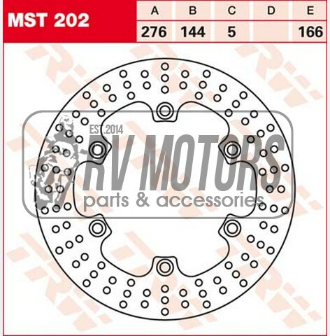 Гальмівний диск TRW Lucas MST202