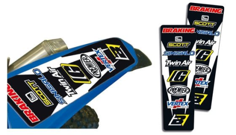 Комплект наклеек на крылья BLACKBIRD E5005