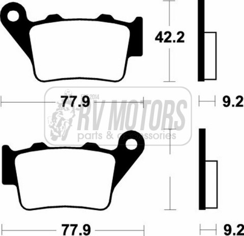Тормозные колодки SBS 675HF