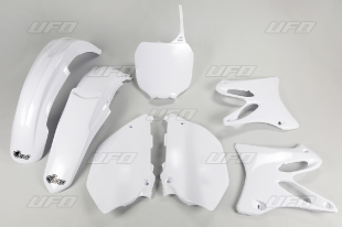 Комплект пластика UFO YAMAHA YZ 125-250 '02-'05 (белый) YA301E046