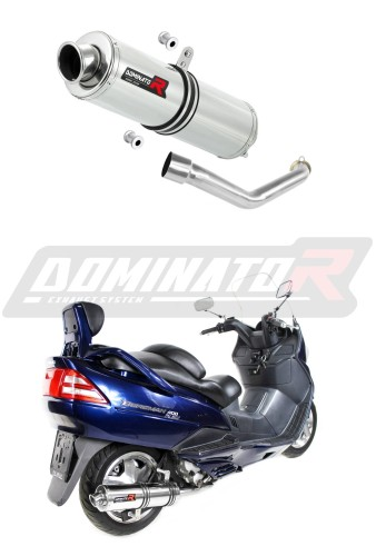 Прямоток Suzuki BURGMAN 400 1998 - 2002 DOMINATOR круглый