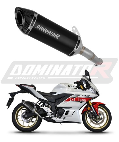 Прямоток Yamaha YZF-R3 2019 - 2024 DOMINATOR HP8 черный