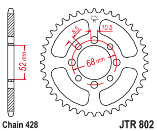 Приводная звезда JR 802.40 (JTR 802.40)