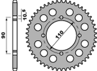 Приводная звезда YAMAHA XS 400 '82-'88 PBR 90135F (JTR840,35)