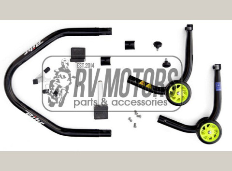 Подкат складывающийся под заднее колесо Bihr черный 