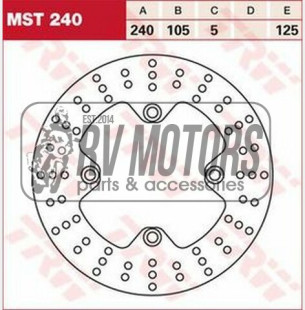 Тормозной диск TRW Lucas MST240