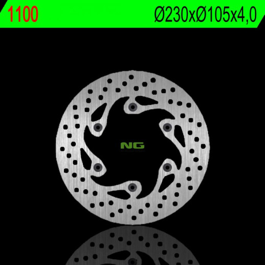 Гальмівний диск передній NG MALAGUTI CIAK 50/125/150 (230X105X4,0MM) (6X6,5MM) NG1100 