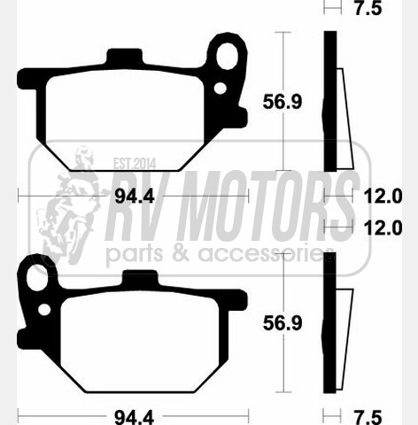 Тормозные колодки SBS 545HF