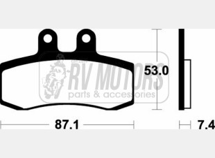 Тормозные колодки SBS 681HF
