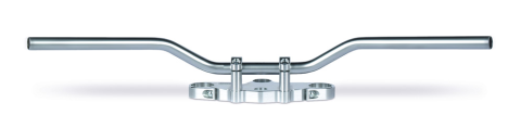 Стальной руль TRW LUCAS 22mm SuperBike Comfort Хром Low MCL126SC