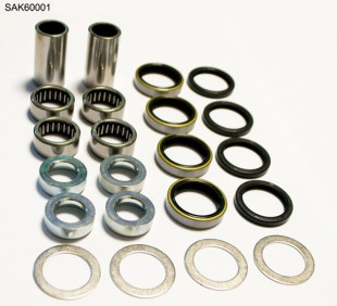 Комплект подшипников оси маятника BEARING WORX SAK60001 KTM 620/640 LC4, SX/EXC 125/250/300/400/450/520/525, SX85 03-13 (28-1087/SAK40003)