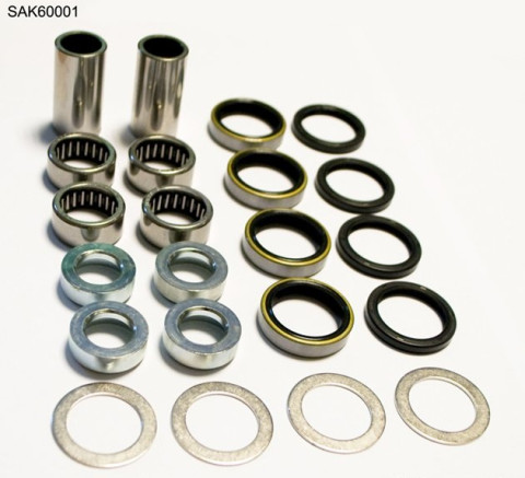 Комплект подшипников оси маятника BEARING WORX SAK60001 KTM 620/640 LC4, SX/EXC 125/250/300/400/450/520/525, SX85 03-13 (28-1087/SAK40003)