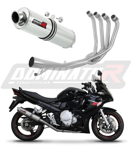 Полная система выхлопа Suzuki GSXF 650 2007 - 2016 DOMINATOR круглый