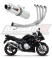 Полная система выхлопа Suzuki GSXF 650 2007 - 2016 DOMINATOR круглый