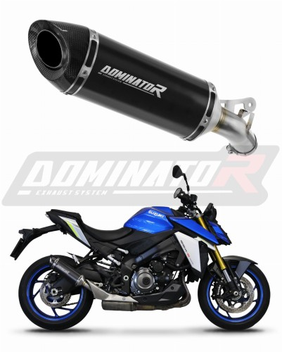 Прямоток Suzuki GSX-S 1000 / GSX-S 1000 GT / GSX-S 950 2021 - 2024 DOMINATOR HP8 BLACK