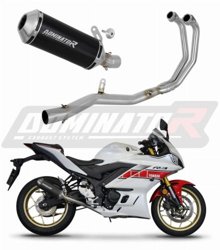 Полная система выхлопа Yamaha YZF-R3 2019 - 2024 DOMINATOR OV черный