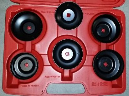 Комплект голівок для масляного фільтра 6 шт MC AT2196