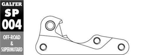 Адаптер тормозного суппорта GALFER SP004