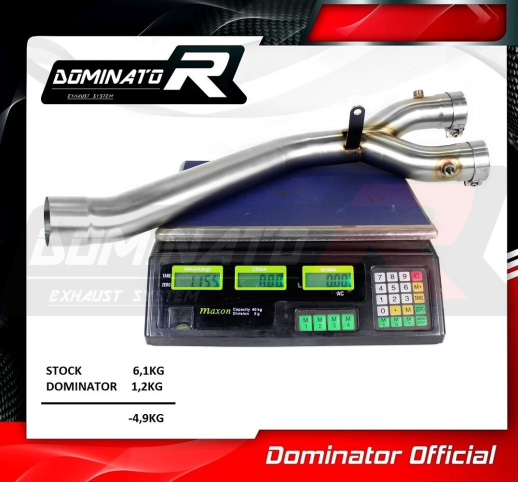 Вихлопний колектор DOMINATOR YAMAHA MT-10 RN45 DECAT 2016 – 2019 