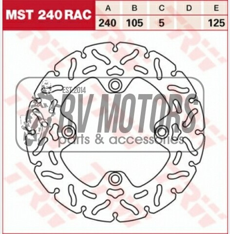 Гальмівний диск TRW Lucas MST240RAC