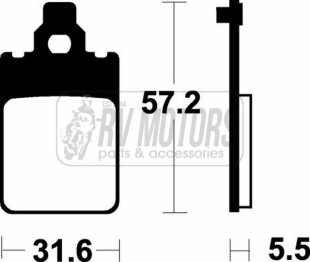 Тормозные колодки SBS 109HF