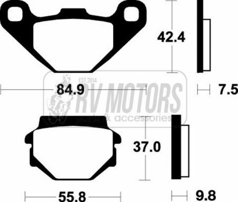 Тормозные колодки SBS 546HF