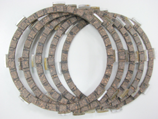 Фрикционные диски сцепления YAMAHA XT 125 R '05-'07, YBR 125 '00-'08, DT 80 LC2 '85-'97 (5 TARCZ) (EBS2254)  PSYCHIC MC-03777C