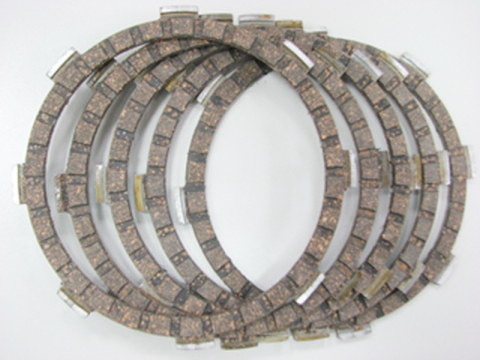 Фрикционные диски сцепления YAMAHA XT 125 R '05-'07, YBR 125 '00-'08, DT 80 LC2 '85-'97 (5 TARCZ) (EBS2254)  PSYCHIC MC-03777C