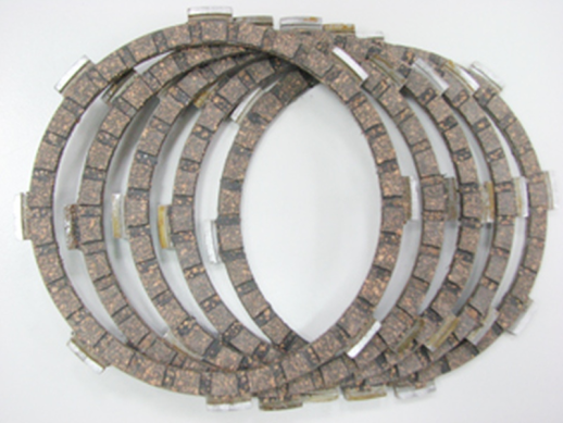 Фрикционные диски сцепления YAMAHA XT 125 R '05-'07, YBR 125 '00-'08, DT 80 LC2 '85-'97 (5 TARCZ) (EBS2254)  PSYCHIC MC-03777C