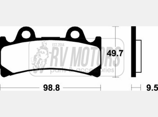 Гальмівні колодки SBS 683HF