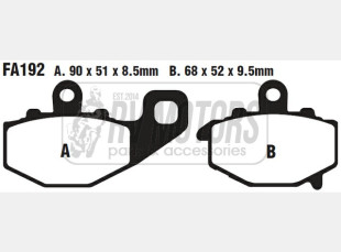 Тормозные колодки EBC FA192V