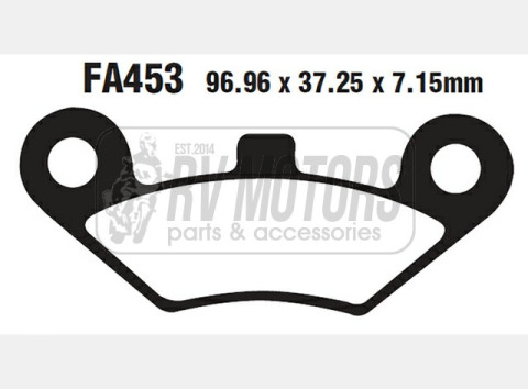 Тормозные колодки EBC FA453TT