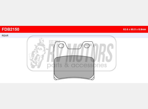 Тормозные колодки FERODO FDB2150ST