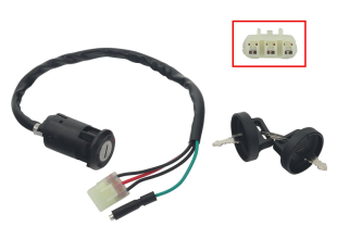 Замок зажигания HONDA TRX 250/EX '97-'05, TRX 250TE/TM RECON '02-'20 (OEM: 35100-HM8-000) BRONCO AT-01286