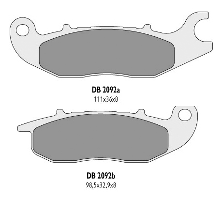 Колодки гальмові DELTA BRAKING DB2092RD-N3 (FA375)