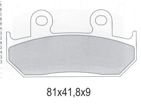 Тормозные колодки GALFER FD096G1651 (FA121/FA203)