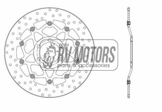 Гальмівний диск BREMBO BRM 78B40828