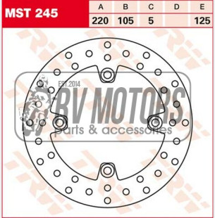 Тормозной диск TRW Lucas MST245